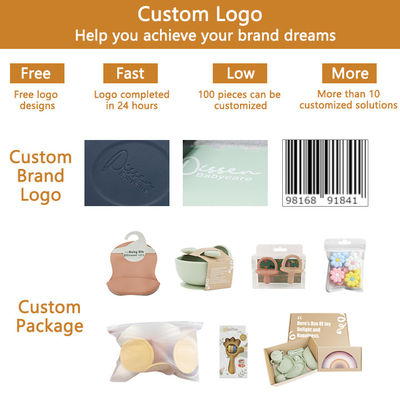 Personalisieren Sie das Logo Portable Food Grade Silikon Rechteck Lebensmittelbehälter Bento Box mit Deckel 3 Gitter