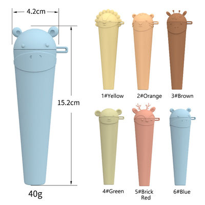 PAISEN Tier Silikon Eiscreme Maker BPA-frei Wiederverwendbares Eis Pop Formen Geschirrspüler sicher hausgemachte Eiscreme Formen mit Stöcken