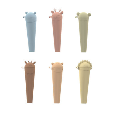 PAISEN Tier Silikon Eiscreme Maker BPA-frei Wiederverwendbares Eis Pop Formen Geschirrspüler sicher hausgemachte Eiscreme Formen mit Stöcken