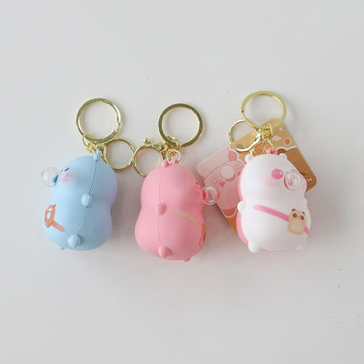 Silikon Capybara Schlüsselanhänger Anhänger Dekompression Squeeze Bags Ornament Stressentlastung Lüftung Spielzeug 80g für Silikon Material