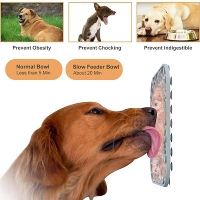 PAISEN Custom Silikon-Haustier-Hund-Lick-Pad-Mat leicht zu reinigen Saugbecher für die gesunde Fütterung von Hunden Katzen-Haustier-Schüsseln Fütterungen