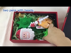 Soem-Nahrungsmittelgrad-Baby-Silikon spielt Eco, das für das Weihnachtsbaum-Stapeln freundlich ist