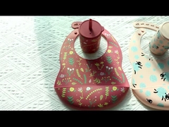 Silikon Trinkbecher mit Stroh